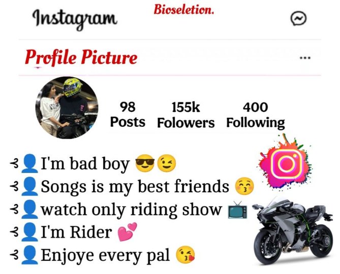 Bike Lover Bio For Instagram