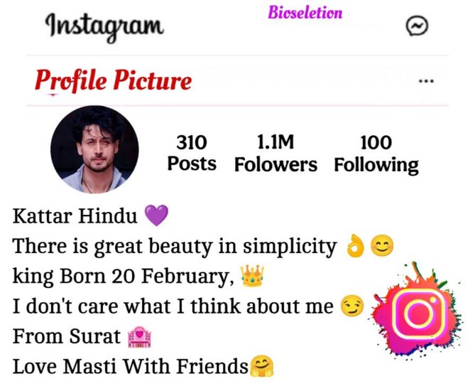 Hindu Bio For Instagram