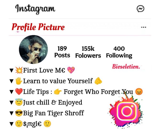Instagram Bio For Boys 