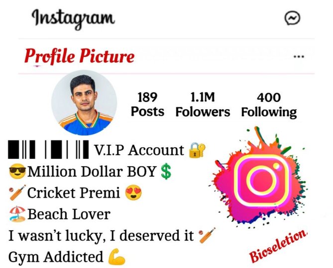 Instagram Bio For Cricket Lover