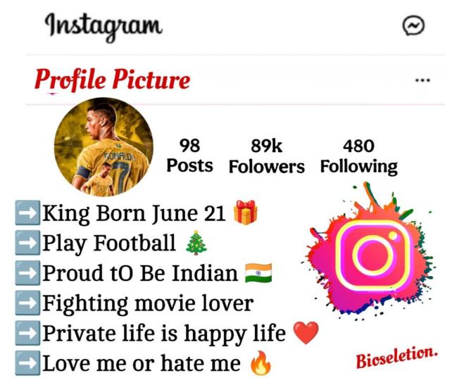 Instagram Bio For Football Lovers