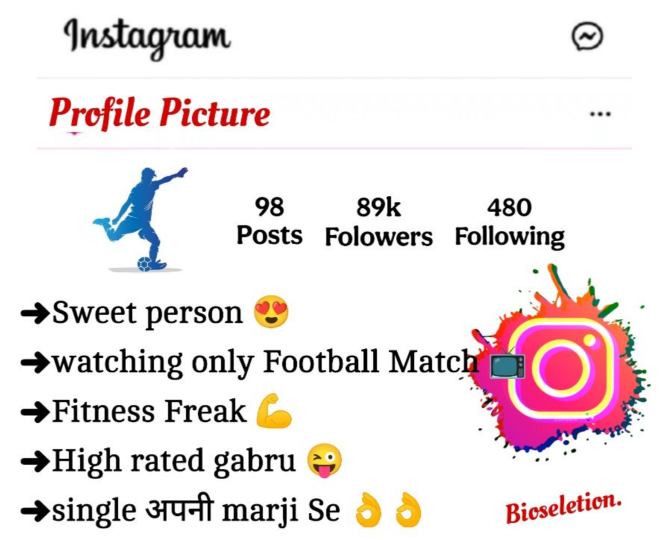 Instagram Bio For Football Lovers