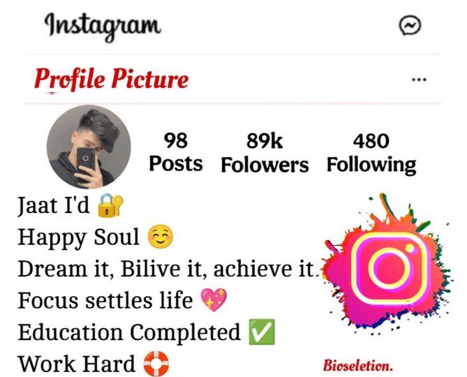 Jaat Bio For Instagram