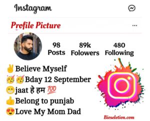Jaat Bio For Instagram 