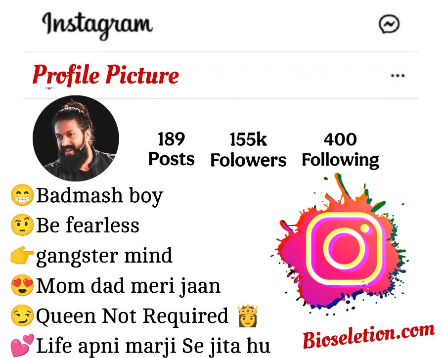 Gangster Bio For Instagram