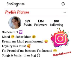 Instagram Bio For Girls With Emoji