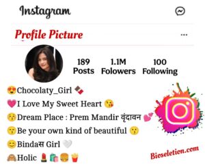 Instagram Bio For Girls Love