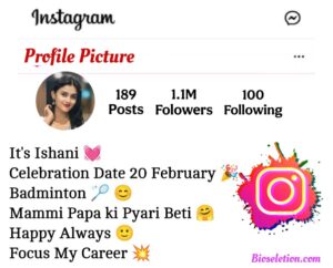 Instagram Bio For Girls 