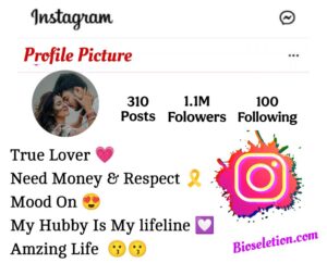 Best Instagram Bio For Couples