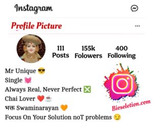 Swaminarayan Instagram Bio With Emojis