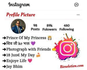 Jay Bhim Bio For Instagram For Boy