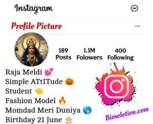 Ma Meldi Bio For Instagram 