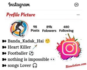 Instagram Bio For Football Lovers