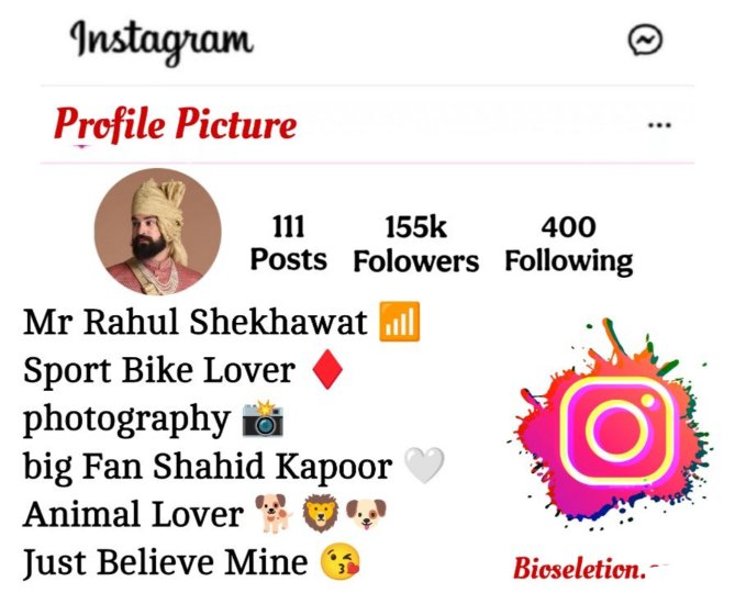Rajput Bio For Instagram