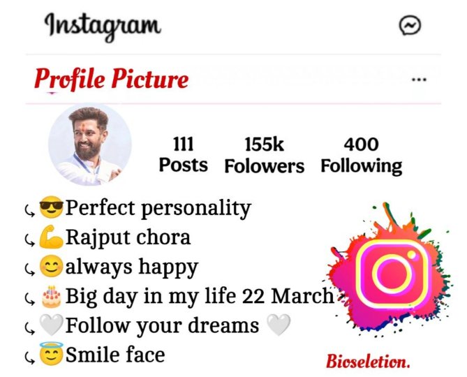 Rajput Bio For Instagram